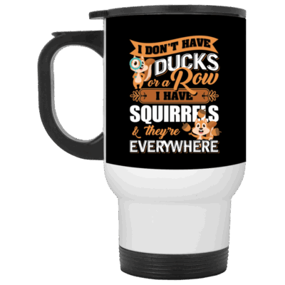 14 oz. White Travel Mug