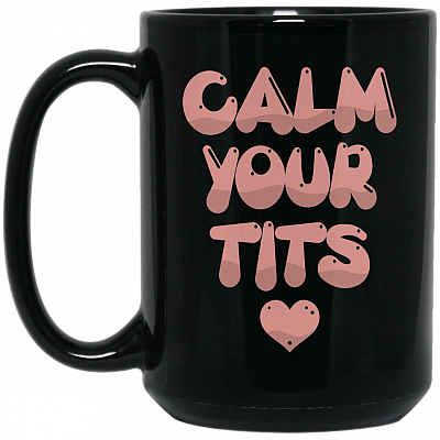 15 oz. Black Mug