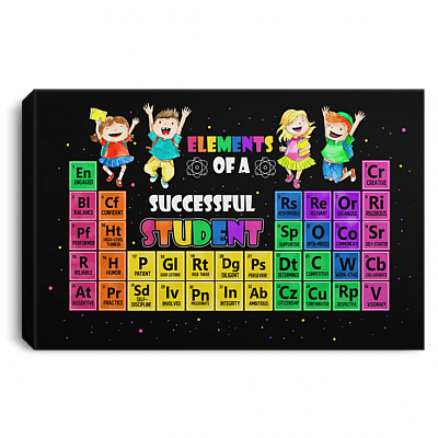Elements Of A Successful Student Framed Canvas - Unframed Poster