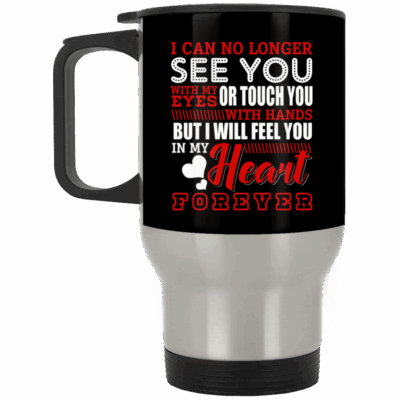 14 oz. Silver Travel Mug