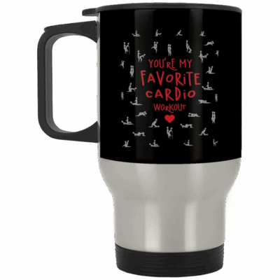 14 oz. Silver Travel Mug