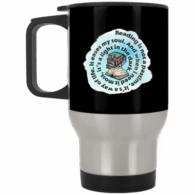 14 oz. Silver Travel Mug