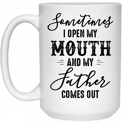 15 oz. White Mug