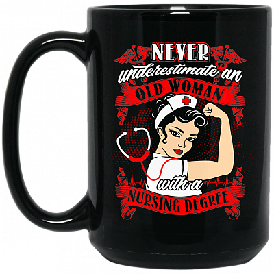 15 oz. Black Mug