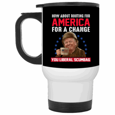 14 oz. White Travel Mug