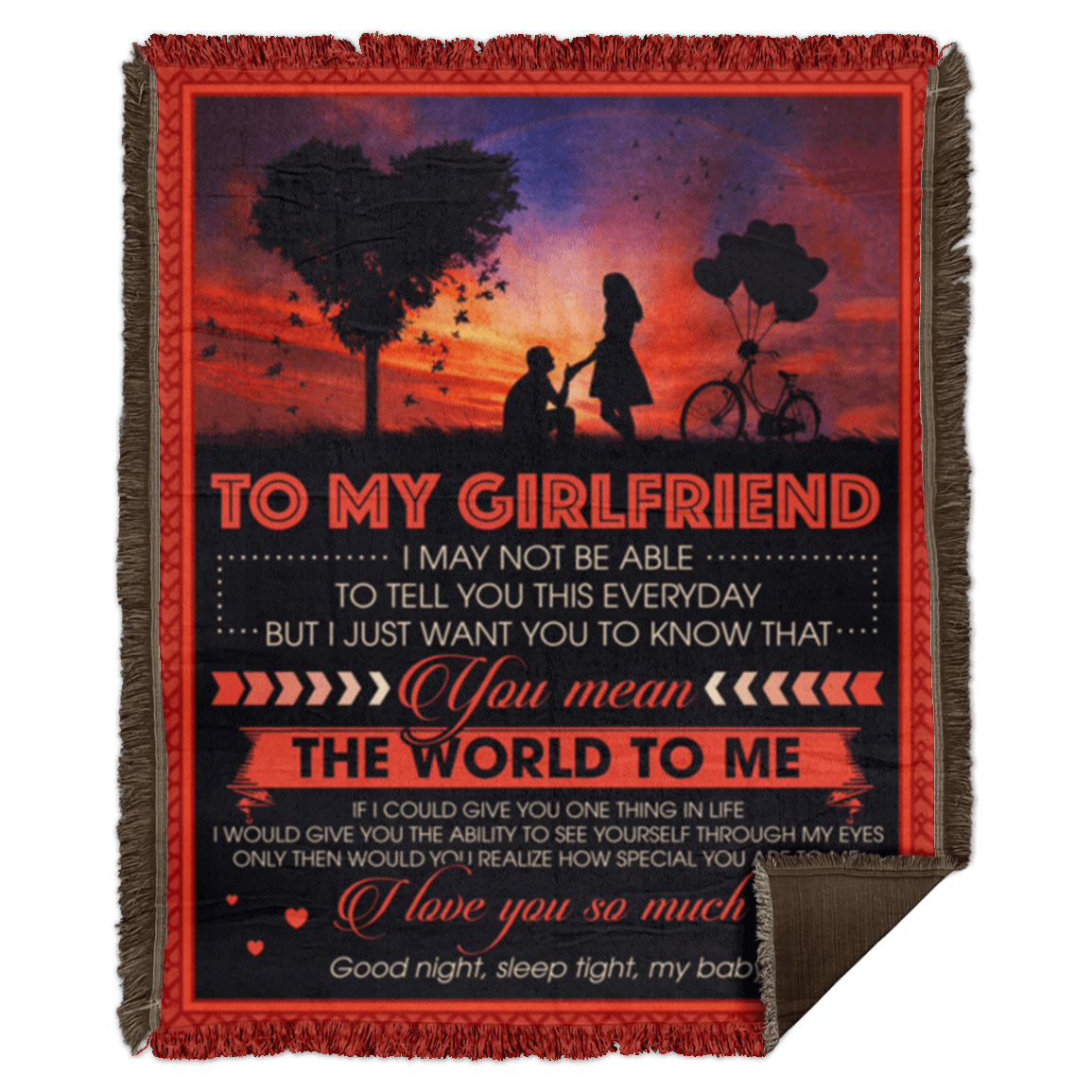 to my girlfriend if i could give you one thing