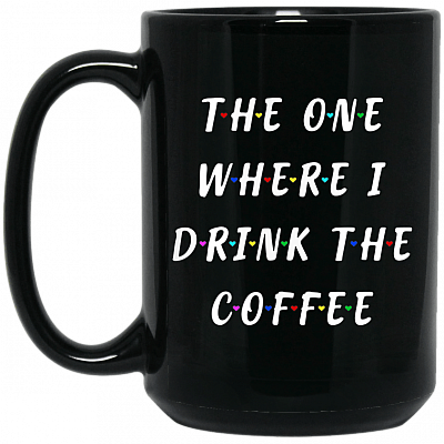 15 oz. Black Mug