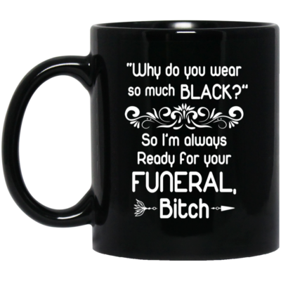 11 oz. Black Mug