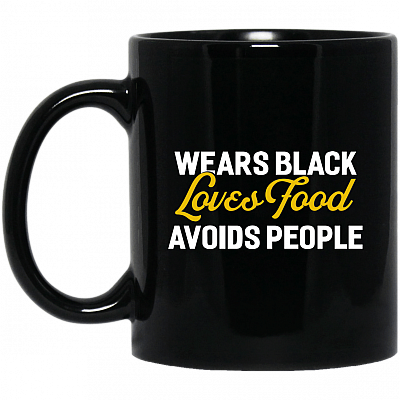11 oz. Black Mug