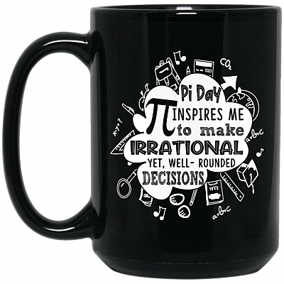 15 oz. Black Mug