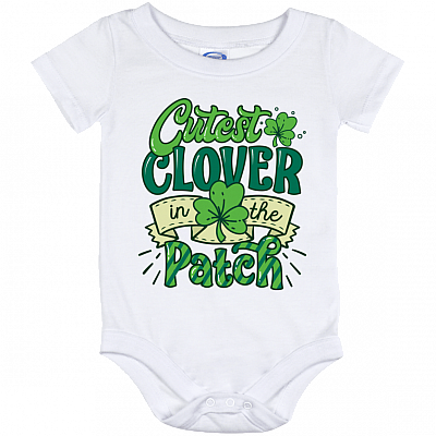 Cutest Clover In The Patch Baby Onesie - Baby Infant Bodysuit