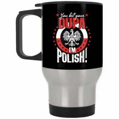 14 oz. Silver Travel Mug