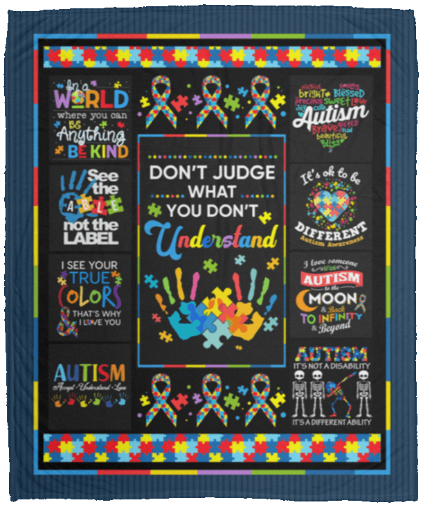 autism awareness blanket