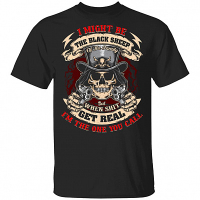 CubeBik I Might Be The Black Sheep Of The Family T-Shirt - Funny Man Shirt