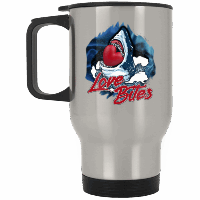 14 oz. Silver Travel Mug