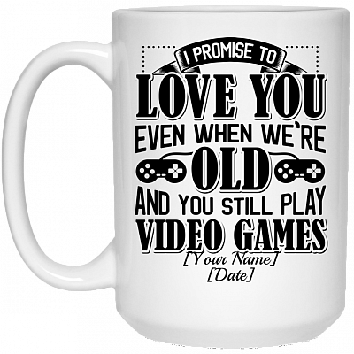 15 oz. White Mug