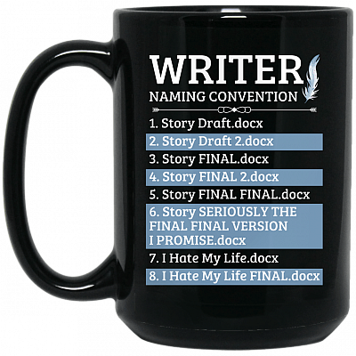 15 oz. Black Mug