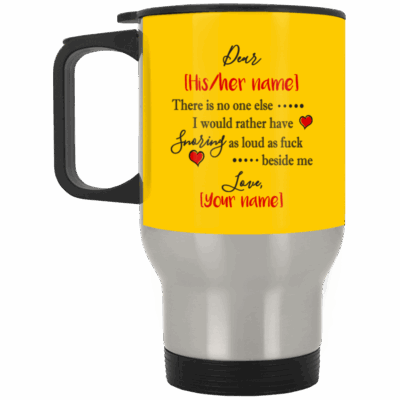 14 oz. Silver Travel Mug
