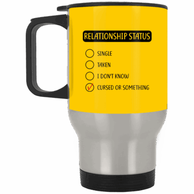14 oz. Silver Travel Mug