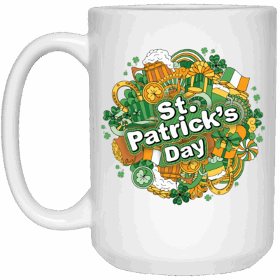 15 oz. White Mug