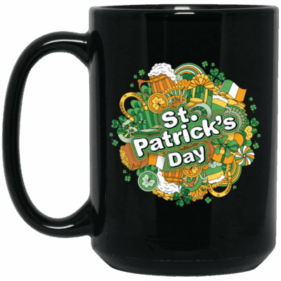 15 oz. Black Mug