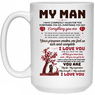 15 oz. White Mug