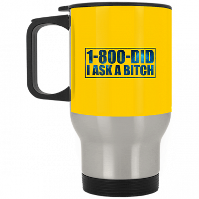 14 oz. Silver Travel Mug