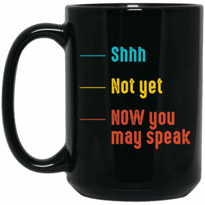 15 oz. Black Mug