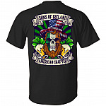 Sons Of Ireland American Chapter Print On Back T-Shirt