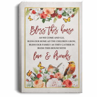 Bless This House Framed Canvas - Unframed Poster