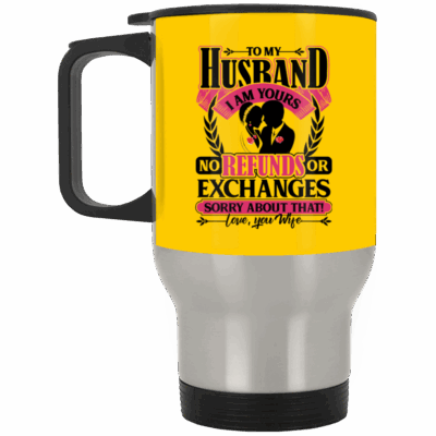 14 oz. Silver Travel Mug