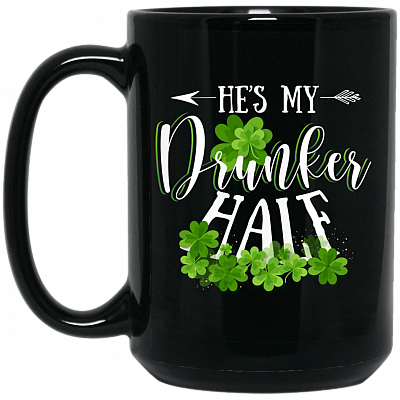 15 oz. Black Mug