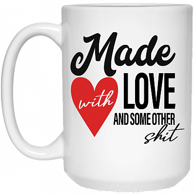 15 oz. White Mug
