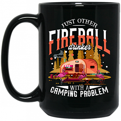 15 oz. Black Mug