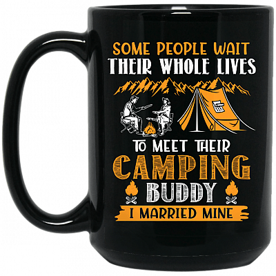 15 oz. Black Mug