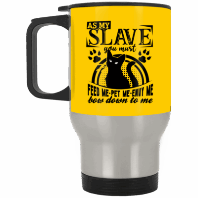 14 oz. Silver Travel Mug