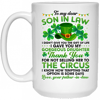 15 oz. White Mug