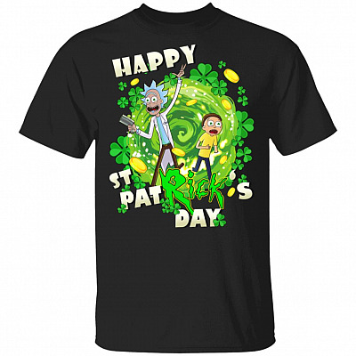 Happy Saint Patrick Day Funny Rick T-Shirt