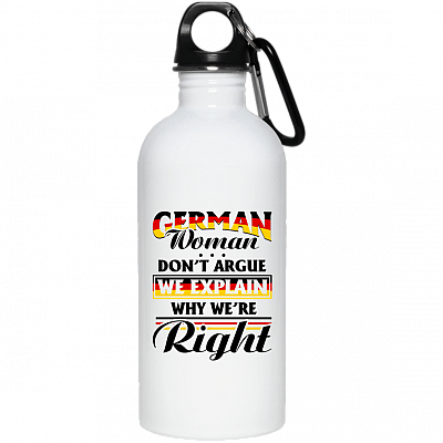 Alternative view of German Women Don't Argue We Explain Why We're Right Ceramic Coffee Mug Or Cup - Travel Mug - Beer Stein - Stainless Water Bottle