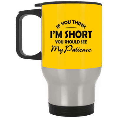 14 oz. Silver Travel Mug