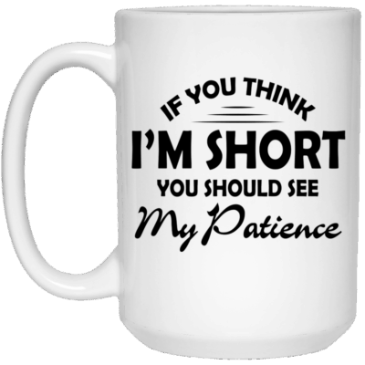 15 oz. White Mug
