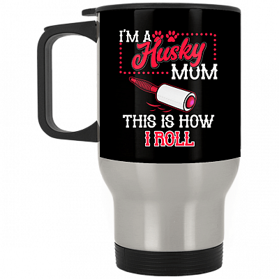 14 oz. Silver Travel Mug