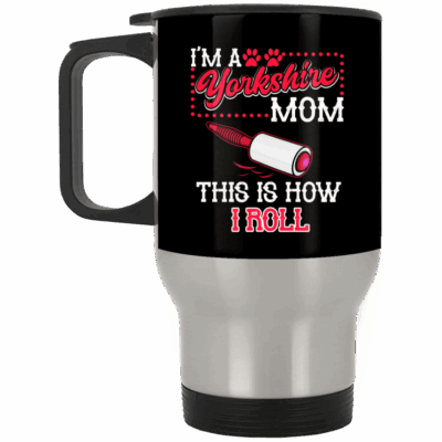 14 oz. Silver Travel Mug