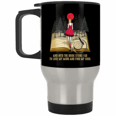 14 oz. Silver Travel Mug