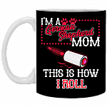 I'm a German Shepherd Mom This Is How I Roll Ceramic Coffee Mug - Beer Stein - Water Bottle - Color Changing Mug