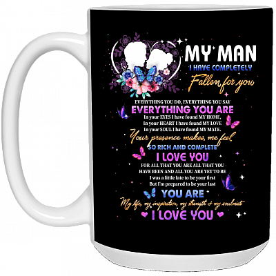 15 oz. White Mug