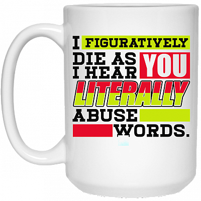 15 oz. White Mug