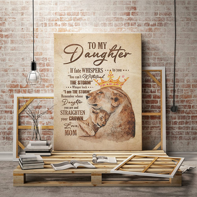 額縁 Daughter of the Iron Sky print To My Daughter Poster | Mom to My Daughter If Fate Whispers to You