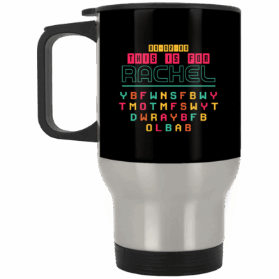 14 oz. Silver Travel Mug