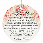 CubeBik I Will Love Your Girl With All Of My Heart Ornament Keepsake - Porcelain Ceramic - Gift for Mother In Law CubeBik I Will Love Your Girl With All Of My Heart Ornament Keepsake - Porcelain Ceramic - Gift for Mother In Law